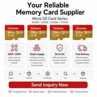 Carte TF Mini en plastique RONC RC-TF01 pour l'extension de stockage du téléphone 64 Go-512 Go A2 V30 Vitesse d'écriture 130 Mo/s Android OEM Personnalisé Vente au détail
