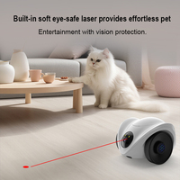 Neuer Intelligenter Hundeleckerli-Kamera-Roboter mit Laser, Automatischer Gehfunktion, Überwachung, 2-Wege-Audio für Hunde und Katzen, Ferngesteuerter Haustier-Begleiter