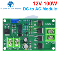 Convertisseur de puissance DC-AC 100W, transformateur DC 12V vers AC 12V/24V, générateur de signal à onde carrée, régulateur de tension, carte de conversion de puissance