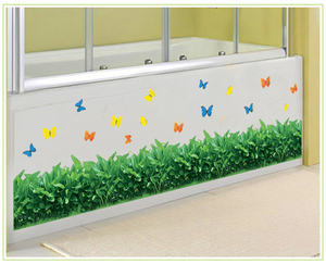 Papel Tapiz de PVC Barato K2003, Autoadhesivo, Decoración del Hogar, Papel Tapiz con Diseño de Mariposas y Hierba - Product Image 6