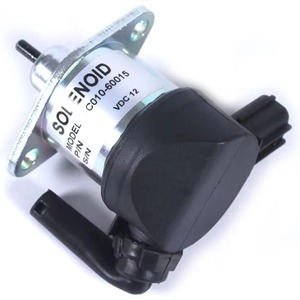Vanne solénoïde d'arrêt 1C01060015 12V pour excavatrice - Product Image 1