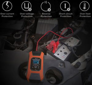 Chargeur de batterie 12V 7A 7 niveaux, 10 pièces, entretien, désulérateur, GEL au plomb, <span class=keywords><strong>STD</strong></span> AGM, voiture et moto, réparation d'impulsions - Product Image 3