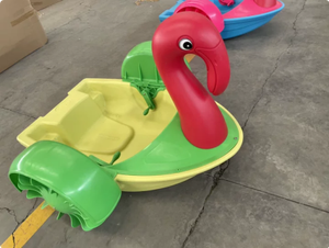 Barca a Remi per Bambini a Forma di Fenicottero, Giochi d'Acqua Amati dai Bambini, per Parchi Divertimento - Product Image 3