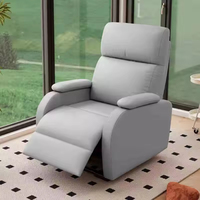 Fauteuil inclinable vert clair pour bureau à domicile Dossier réglable et repose-pieds pour tables de massage