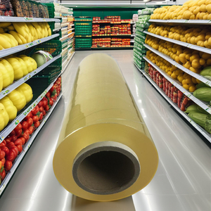 Huile de soja de qualité alimentaire 30cm par 300m PVC <span class=keywords><strong>Wrap</strong></span> Cling Film Pvc Cling Film-<span class=keywords><strong>wrap</strong></span> Envoplast Papier Maître Rouleau pour Nourriture Légumes - Product Image 6