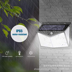 Solar Led Wall <b>Light</b> 228 Leds Motion Sensor Outdoor Garden <b>Corridor</b> Lighting Water Resistant With Battery Included - Product Image 3