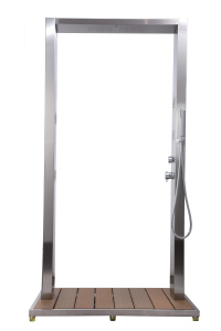 <span class=keywords><strong>Colonne</strong></span> de <span class=keywords><strong>douche</strong></span> <span class=keywords><strong>extérieure</strong></span> en acier inoxydable avec jet aérien Ack Spray Pédale en bois Cour Piscine Équipement de <span class=keywords><strong>douche</strong></span> - Product Image 3