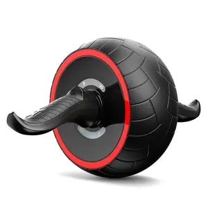 더블 Ab 휠 롤러 피트니스 체육관 복부 저항 운동 ABS 트레이너
