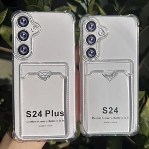 Funda protectora transparente para teléfono móvil con diseño de TPU de lujo para tarjetero anticaída para iPhone Redmi 13C Note13Pro para - Product Image 3