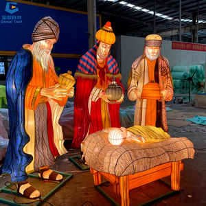 SGFL060 tema de alta calidad linterna diseño Zigong fábrica personalizada Jesús Festival linterna para Parque - Product Image 6