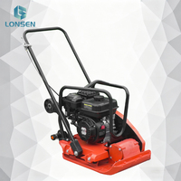 Compacteur à plaque vibrante autoporté Mikasa Style MS90, moteur essence/diesel, plaque en fonte de 90 kg pour le compactage du sol et de l'asphalte