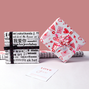 High Quality Wholesale 80g Valentine'Day Art <b>Paper</b> <b>Tissue</b> 43*300cm Gift Luxury Custom Packaging <b>Wrapping</b> <b>Paper</b> Roll - Product Image 4