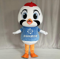 Costume de canard gonflable personnalisé, costume de mascotte en peluche pour adultes, carnaval, Halloween, service OEM ODM personnalisé
