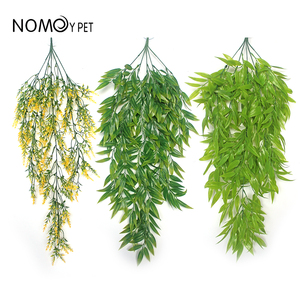 NOMOY PET Reptilien pflanzen, <span class=keywords><strong>Terrarium</strong></span> Hängende Pflanzen reben Künstliche Blätter Reptilien haut, Leopard Gecko Tank Zubehör - Product Image 3