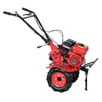 Tractor de Jardín Ecológico TENGKA de 7HP con Tracción en las Cuatro Ruedas, a Gasolina, para Uso Agrícola y en Granjas