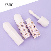 Mini conteneur vide de rouge à lèvres de capsule Tube de couleur de lèvre en forme de boule Conteneur personnalisable de couleur de lèvre