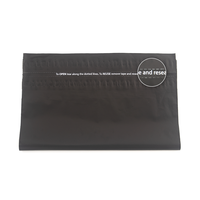Sac d'expédition biodégradable à 100 % avec poignée noire, bande de déchirement facile, double fermeture, personnalisable