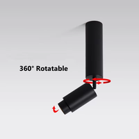 Focos LED de ángulo ajustable con poste largo, 15-60 grados, enfoque con zoom, luces empotradas para restaurante, lámpara de techo para sala de estar y pasillo