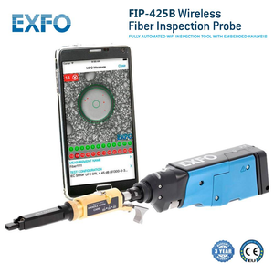 อุปกรณ์ตรวจสอบไฟเบอร์ไร้สาย UPS DHL FedEx ของแท้ EXFO FIP-425B FIP-435B พร้อมหัวตรวจสอบแบบอัตโนมัติ ใช้ Wifi สำหรับตรวจสอบใยแก้วนำแสง - Product Image 2