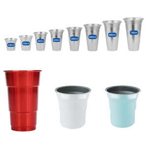 100ml-800ml Tasse en aluminium de fête personnalisée Gobelet en métal de <span class=keywords><strong>bière</strong></span> Gobelets de fête en aluminium réutilisables pour <span class=keywords><strong>Amsterdam</strong></span> Big Rock - Product Image 1