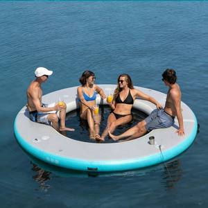 Poltrona Galleggiante Gonfiabile in PVC di Alta Qualità e Amaca Acquatica per l'Estate - Product Image 3