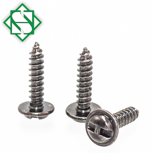 Arandela fija antirrobo Extremo superior Brida de color negro Phillips Pan Head Button Head Wafer Truss Head Tornillos - Product Image 3