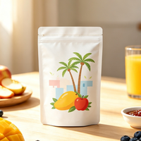 Sacs à fermeture éclair personnalisés directement de l'usine, haute barrière, résistants à l'humidité, emballage plastique composite autoportant, idéal pour les noix et les fruits secs