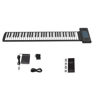 Usine en gros <span class=keywords><strong>pas</strong></span> <span class=keywords><strong>cher</strong></span> prix 61 touches clavier pliable portable <span class=keywords><strong>piano</strong></span> enroulable pour débutants et étudiants - Product Image 4