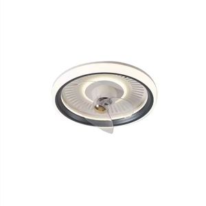 <b>Modern</b> Home Office <b>Ceiling</b> <b>Fan</b> <b>Light</b> Hidden DC Motor 6-Speed LED Low Profile Mute Smart Remote Control Integrated - Product Image 1
