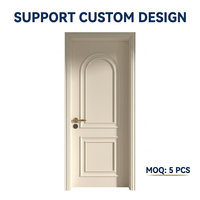 Porte intérieure moderne de luxe haut de gamme en aluminium et bois, isolation phonique, garantie 5 ans, couleur personnalisable, résistante à l'humidité, pour villa