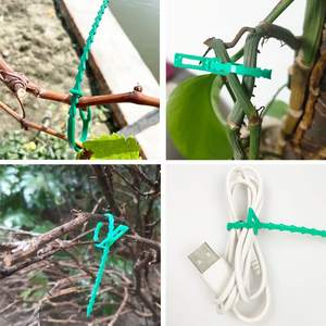 Hot Sale Multi-Use <strong>Rubber</strong> Plant <strong>Tree</strong> <strong>Tie</strong> Garden Adjustable Plant Twist <strong>Ties</strong> for Support Climbing Plants - Product Image 5
