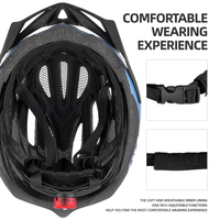 RTS Dual Sport Casque de vélo Équipement de cyclisme de plein air avec lumière LED Accessoires pour VTT