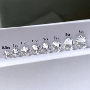 Hailer al por mayor mossanite corte especial GRA <span class=keywords><strong>Top</strong></span> D diamante moissanite redondo blanco - Product Image 5