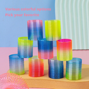 Nouvelle spirale arc-en-ciel à paillettes brillantes, spirale magique pour enfants, spirale arc-en-ciel miniature en gros - Product Image 2