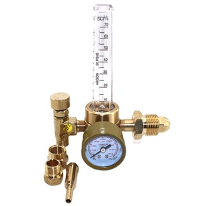 เครื่องวัดอัตราการไหลของก๊าซ CO2 อาร์กอน พร้อมวาล์วควบคุมแรงดันและเกจวัดแรงดันสำหรับงานเชื่อม - Product Image 1