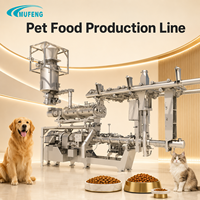 Ligne de production d'aliments pour chats Mufeng 5-7TPH – Équipement de production de croquettes sèches pour animaux de compagnie à haute efficacité pour applications commerciales en usine