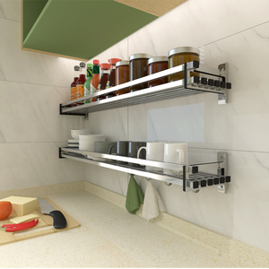 caliente de alta calidad 304 de cocina de acero inoxidable <span class=keywords><strong>escurridor</strong></span> de almacenamiento sobre el fregadero plato de secado Rack - Product Image 1