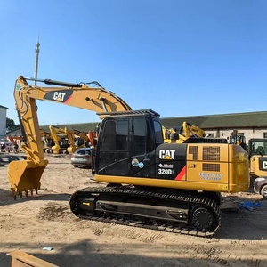 รถขุดตีนตะขาบ CAT 320D2 320d2l 330d2 สีเหลือง อุปกรณ์ก่อสร้างระบบไฮดรอลิก รถขุดขนาด 20 ตัน ผลิตในญี่ปุ่น - Product Image 6