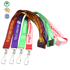Venta caliente Jacquard Belt + Small Nine Buttonsid Card Ropelogo Lanyard Venta al por mayor en línea - Product Image 1