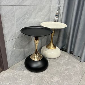 Internet Hot Selling <strong>Small</strong> Waist Coffee <strong>Table</strong> <strong>Sofa</strong> Side <strong>Table</strong> Italian Style Light Luxury Modern <strong>Small</strong> Round <strong>Table</strong> - Product Image 1