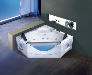 Bañera de <span class=keywords><strong>Esquina</strong></span> con <span class=keywords><strong>Hidromasaje</strong></span> de Lujo Tipo Jacuzzi con Puerta Lateral - Product Image 1