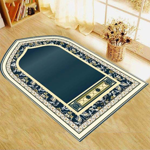 Alfombra de oración islámica hecha a mano de alta calidad personalizada 2025, manta de peregrinación musulmana de Dubái lavable, alfombra para uso doméstico - Product Image 5