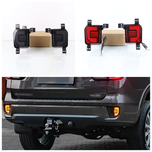 สำหรับฟอร์ด เอเวอเรสต์ ปี <span class=keywords><strong>2022</strong></span>-2025 ไฟสะท้อนแสงกันชนหลังแบบรมดำ/สีแดง 2 ชิ้น  ไฟ LED สำหรับขับขี่+เบรก+ไฟเลี้ยว - Product Image 4