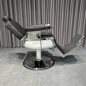 Chaise de salon de coiffure de haute qualité, inclinable, durable, robuste, en cuir synthétique, <span class=keywords><strong>pour</strong></span> <span class=keywords><strong>homme</strong></span>, salon de coiffure - Product Image 4