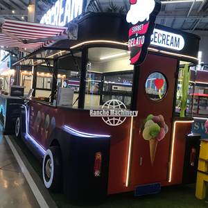 Remolque Móvil para Venta de Helados con Cocina Totalmente Equipada para Mercados al Aire Libre y Servicio de Snacks, Garantía de 2 Años - Product Image 4