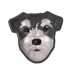 Tazón de Cerámica para Mascotas Estilo <span class=keywords><strong>Schnauzer</strong></span> de Alta Gama OEM, Estilo Europeo Americano de Lujo, Textura Delicada, Plato Personalizado para Mascotas para Suministro al por Mayor - Product Image 1