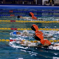 Piscine eau formation sauvetage factice simulé noyade premiers secours mer urgence recherche sauvetage exercice eau sauvetage PE