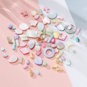 Natural Freshwater Seashell <b>Light</b> Colored Irregular Pieces Small DIY Jewelry Accessories For Phone Cases Bracelets Chains - Product Image 4