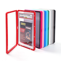 Porte-cartes magnétique résistant aux chocs Kejea, disponible en plusieurs couleurs, pour le rangement des cartes de sport gradées PSA.