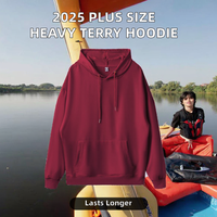 Sudadera con Capucha de Felpa Gruesa de Alta Calidad, Antiencogimiento, Ecológica, en Tallas Grandes, Personalizable al por Mayor, 2026